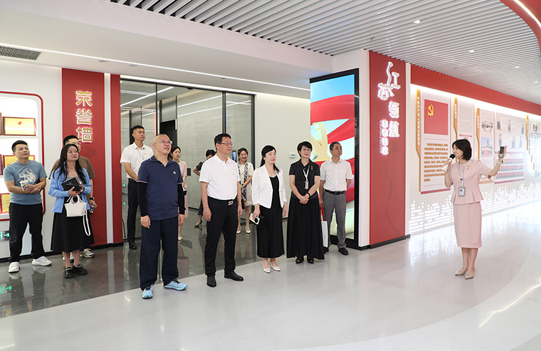 校企合作 共育英才丨湖南艺术职业学院党委书记李越胜一行莅临绿之韵中心调研