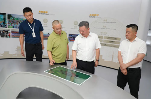 湖南省商务厅商务服务中心主任调研绿之韵
