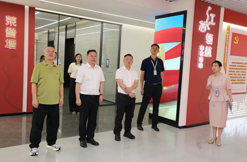 湖南省商务厅商务服务中心主任调研绿之韵