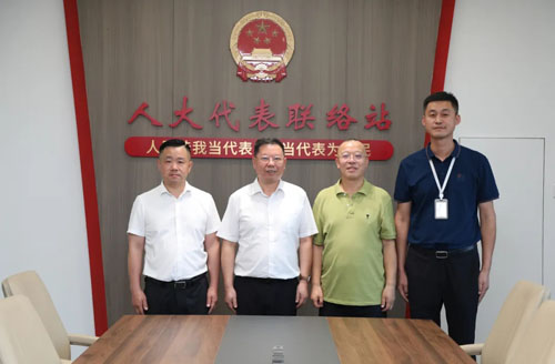 湖南省商务厅商务服务中心主任调研绿之韵