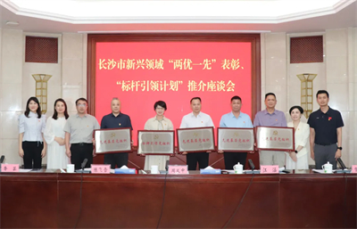 绿之韵党委获评长沙市新兴领域“标杆引领党组织”
