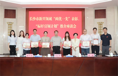 绿之韵党委获评长沙市新兴领域“标杆引领党组织”