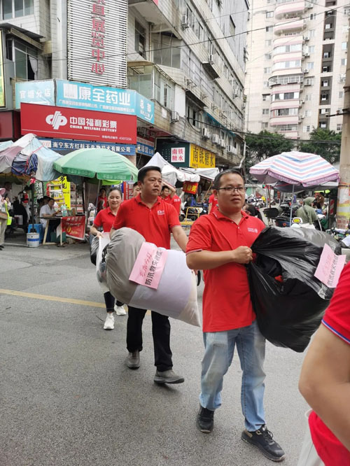 情暖广西 东方红航天生物爱心物资驰援横州