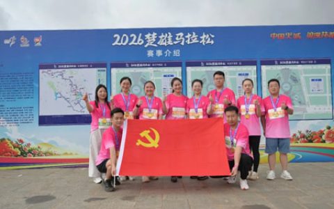 理想华莱党委开展楚雄马拉松主题党日活动