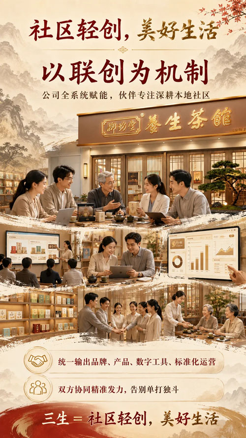 三生全新社区化健康布局:以茶馆撬动万亿市场