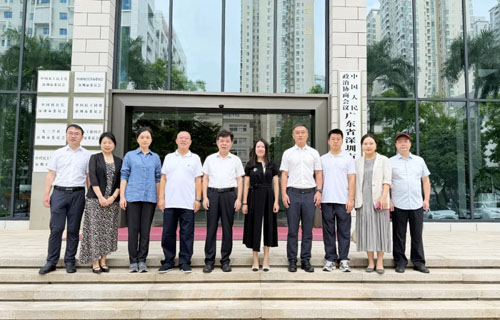 绿之韵胡国安随致公党湖南省委会一行赴深圳调研