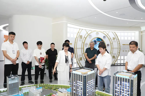 中共长沙开福区委社会工作部部长调研绿之韵