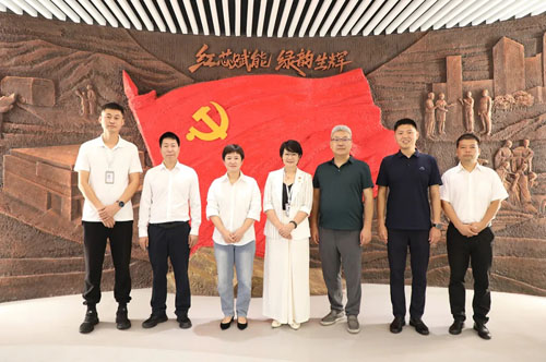 中共长沙开福区委社会工作部部长调研绿之韵