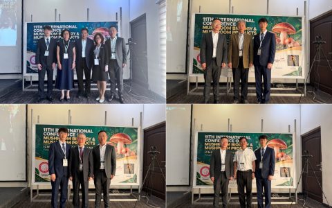 安惠健康科技总经理陈骏骅一行参加第十一届世界食用菌生物学与食用菌产品大会