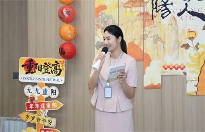 绿之韵集团党委开展重阳节主题党日活动